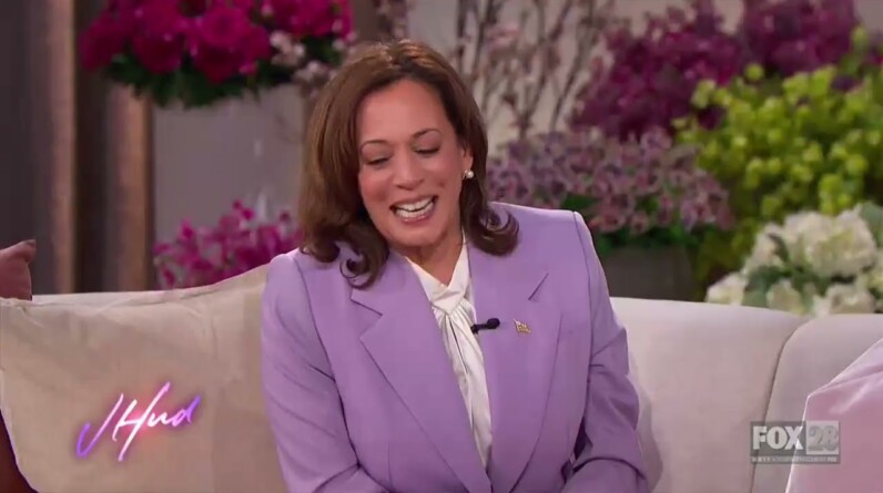 Kamala Harris Can Hardly Contain Laughter As She Recounts Infamous "We Did It, Joe" Moment