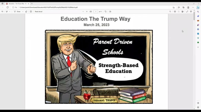Education the Trump Way