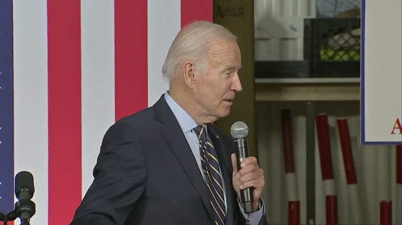 Biden Calls Business People "Muckety-Mucks," Then Randomly Looks Up And Says "Hey Guys, Don't Jump"