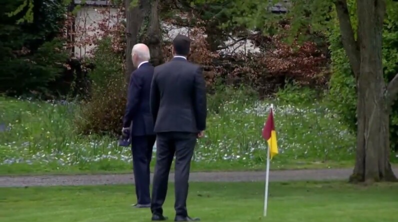 “Whoa”: Ball Sails Over Biden's Head As He Watches Irish Children Play Traditional Gaelic Sports