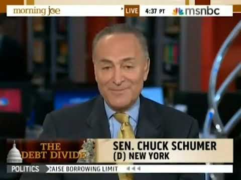 2011: Schumer Says “Right Thing To Do” On Debt Limit Is “Sit At The Table...Until There’s A Deal”