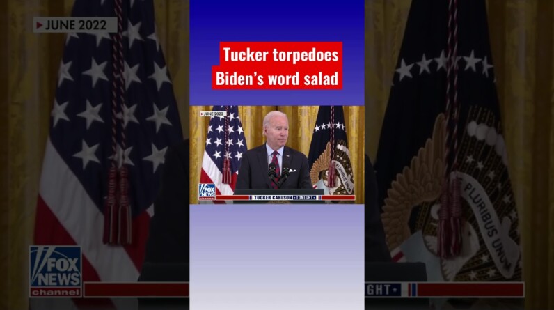 Tucker Carlson: Biden is as senile and stumbling as always! #shorts