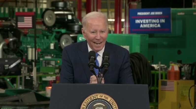 Biden Creepily Whispers, Repeats DEBUNKED LIE That His Policies Have Reduced Deficit