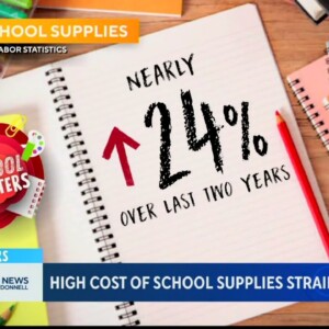BIDENOMICS: Prices For School Supplies Are Up Nearly 25% In Just The Past Two Years
