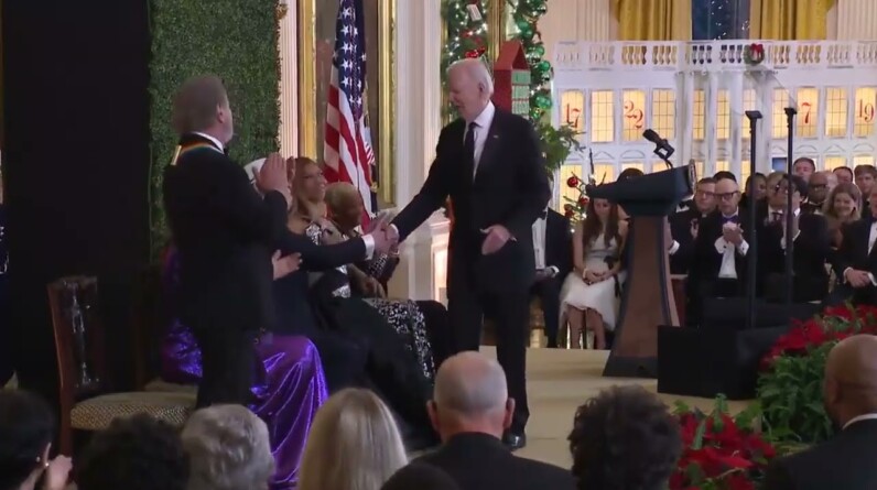 Biden Presents 2023 Kennedy Center Honorees, Gets Lost Until Jill, Ed.D., Tells Him Where To Go