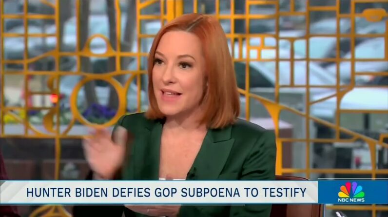 Even Jen Psaki Admits It’s A Bad Idea For Hunter Biden To Keep Discussing His Crimes In Public