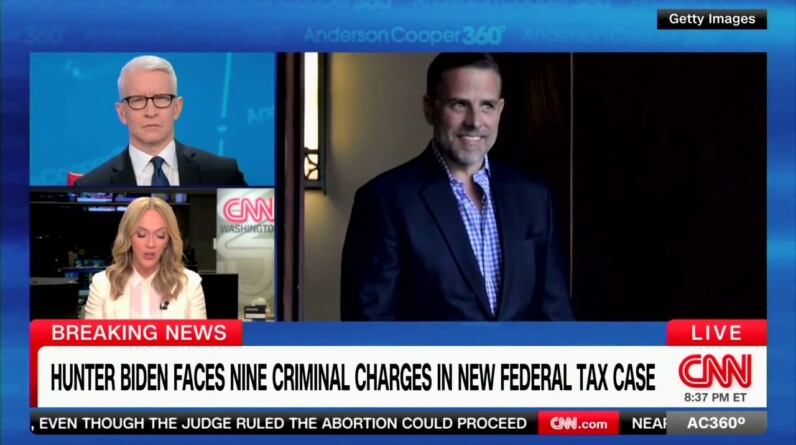 CNN: Hunter Biden Charged With Nine Tax Crimes, Including Three Felonies: "Investigation Is Ongoing"