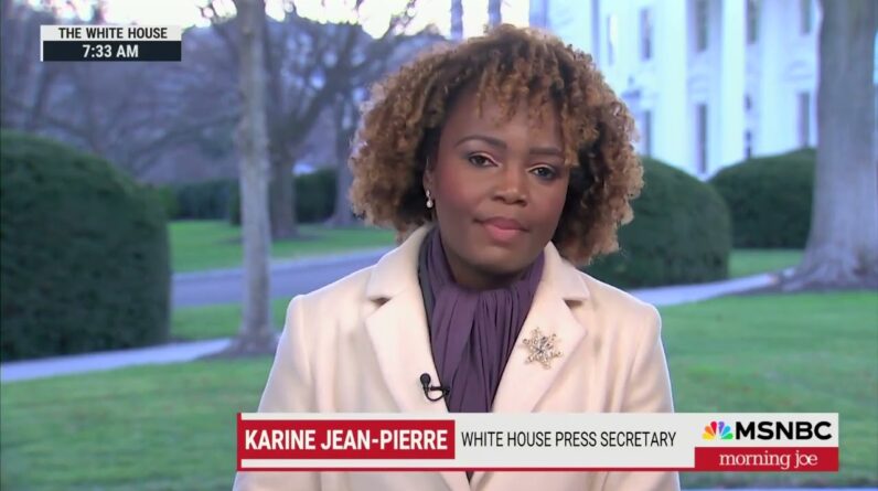 Karine Jean-Pierre Claims It's "Gonna Take A Little Bit Of Time" For People To Feel "Bidenomics"