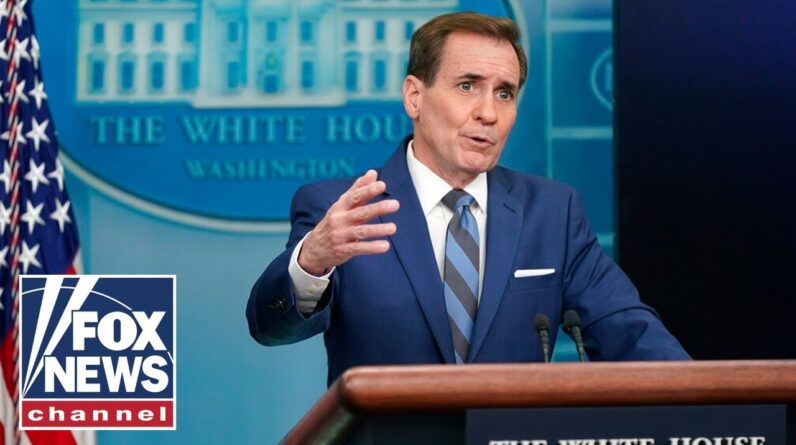 Live: John Kirby joins the White House press briefing