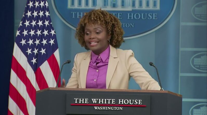 Karine Jean-Pierre Says It's "Confusing" So Many Americans Doubt Biden's Mental Stamina, Fitness